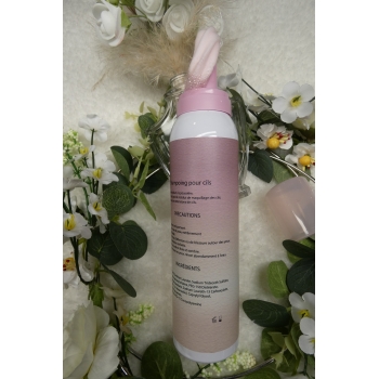 Shampoing crème fouettée pour cils, mousse nettoyante  douce pour  sou