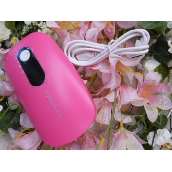 Ventilateur mini USB pour les extensions de cils  rose