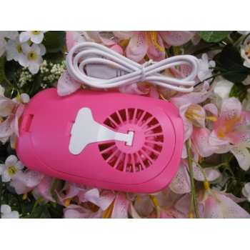 Ventilateur mini USB pour les extensions de cils  rose