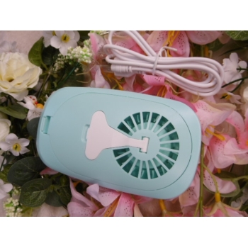 Ventilateur mini USB pour les extensions de cils  bleu